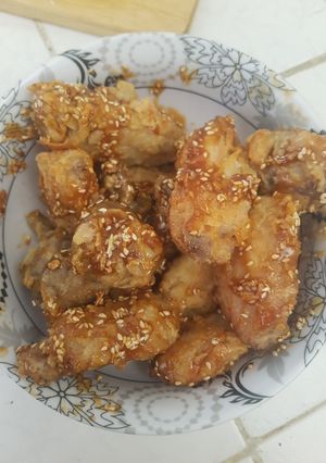 Foto resep 23. Fried Chicken Wings Gaya Korea (with honey)