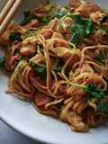 Egg Noodles With Chicken & Greens