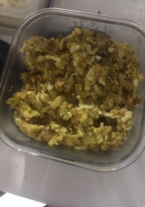 Una foto de Plátano maduro con queso costeño- diferente