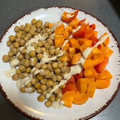Tahini-Drizzled Roasted Veggies A picture of Tahini-Drizzled Roasted Veggies.
