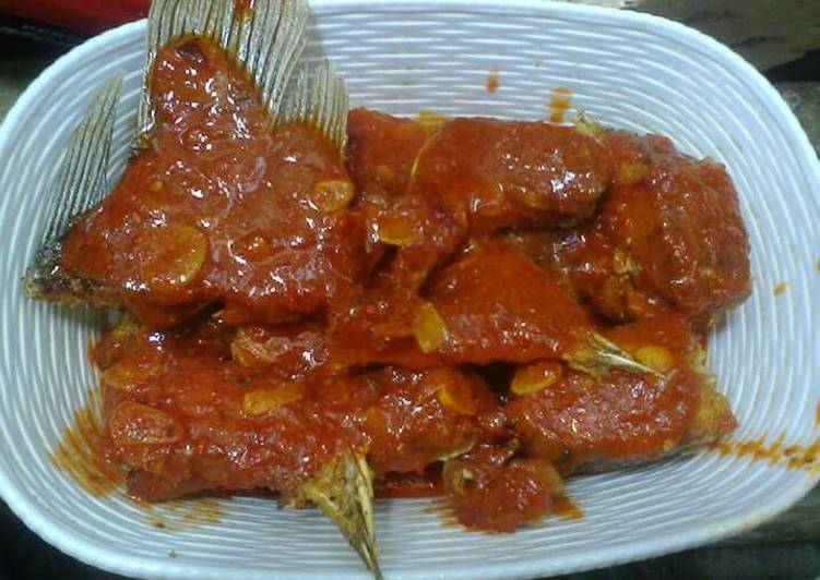 Proses meracik Gurame pedas manis 😊, Lezat Sekali