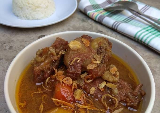 Semur kambing #kuraskulkas #antiribet #berburucelemekemas