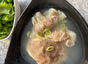 Foto resep Adonan pangsit babi kuah dan tahu bakso babi kuah