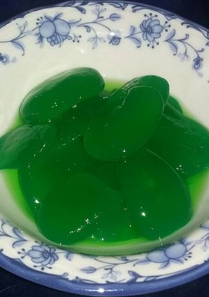 Foto resep Manisan kolang kaling rasa pandan
