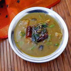 A picture of No Onion No Garlic Mixed Vegetable Dal.