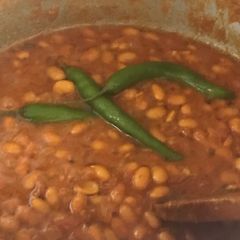 Soya beans curry A picture of Soya beans curry.