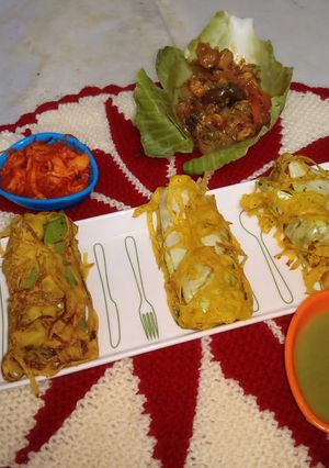 जाला रैप विथ चिली सोया स्टफ्फिंग (Jala wraps with chili soya stuffing recipe in Hindi) रेसिपी मुख्य फोटो