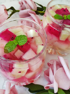 蜂蜜水果柚醋★低甜度健康冷飲♥ 的食譜成品照片
