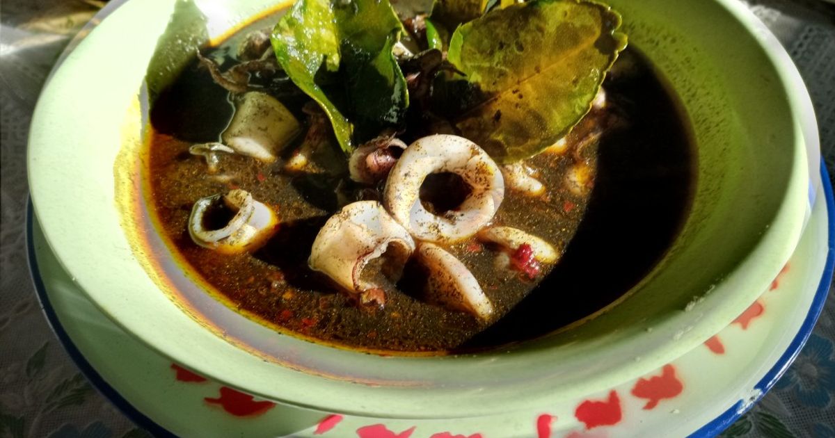Cumi kuah hitam
