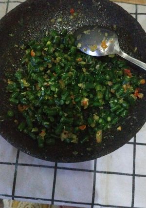 Foto resep Pencok kacang panjang