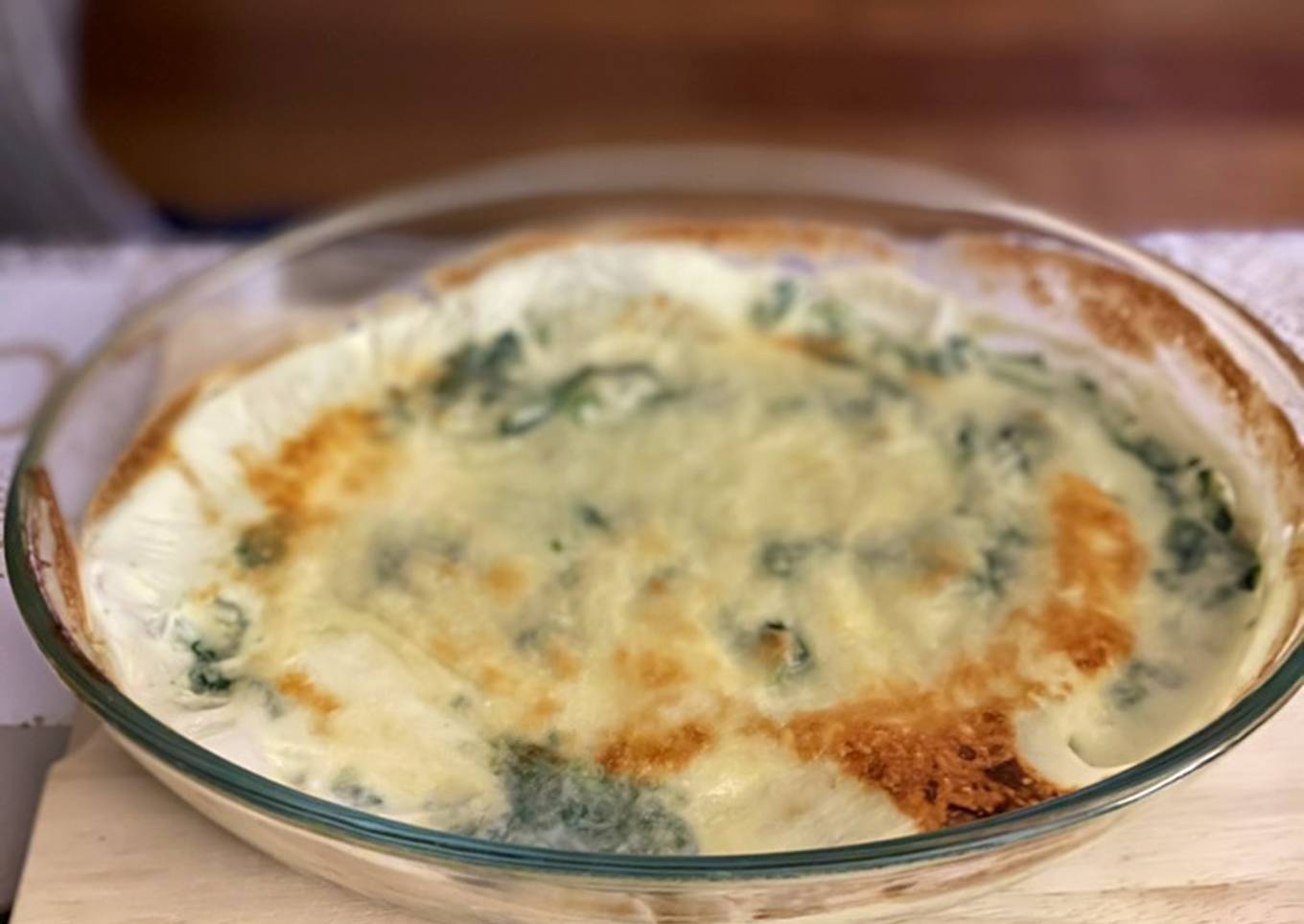 Espinacas gratinadas