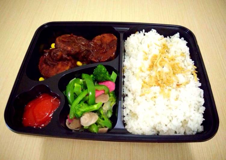 Rollade sapi bento