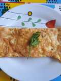 Omelette de jamón y queso