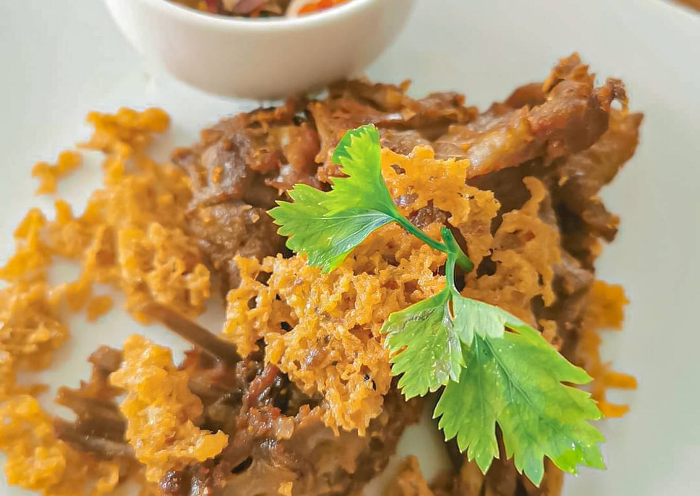 Bebek Kremes Sambal Matah