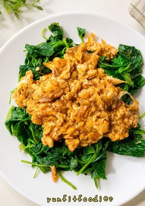 Foto resep Tumis Bayam Telur
