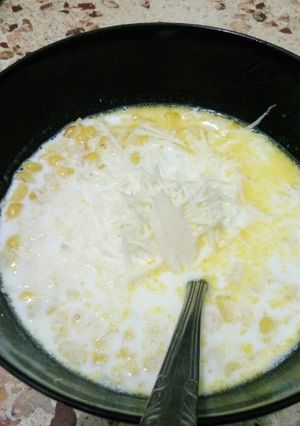 Foto resep Jasuke (jagung susu keju) kekinian