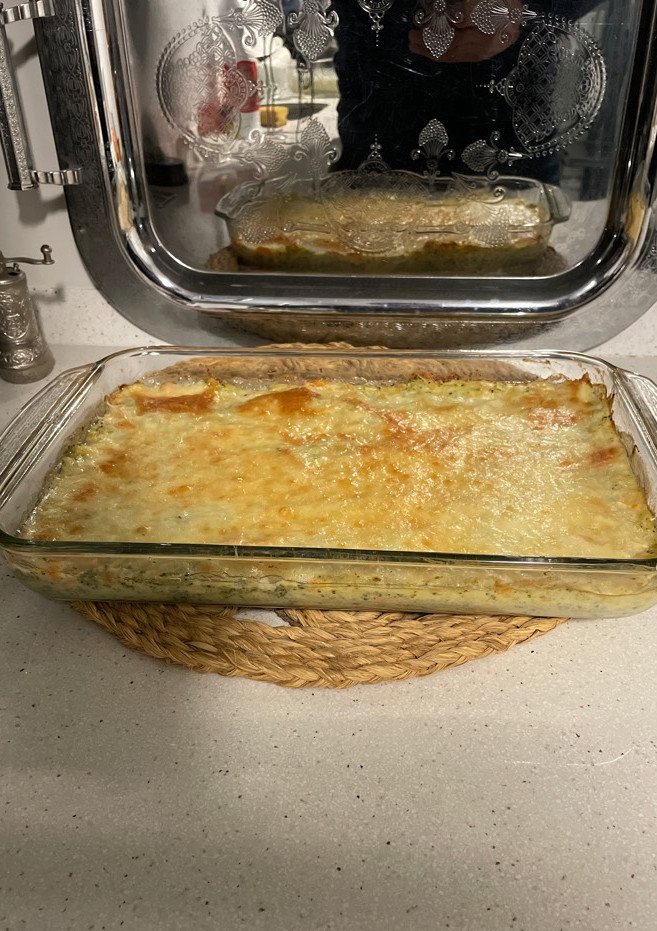 Una foto de Pastel de brócoli