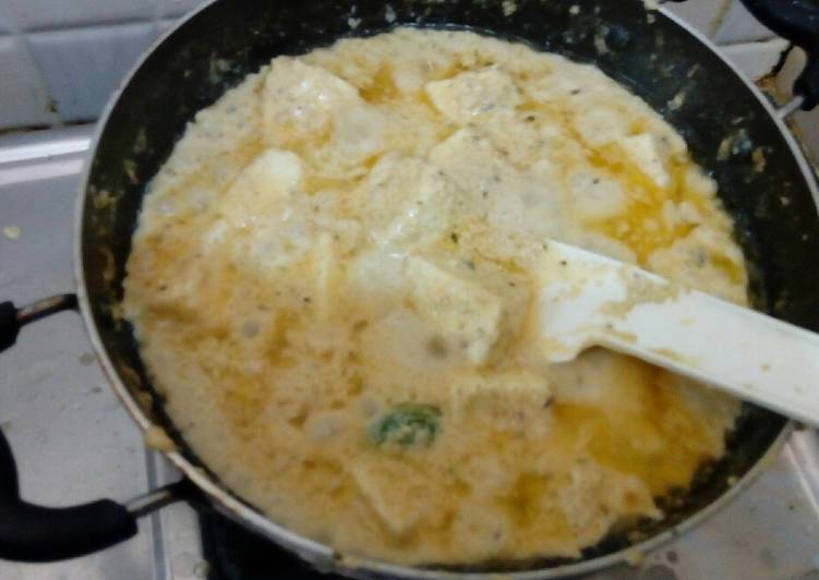 The Easiest and Tips for Beginner Paneer white curry