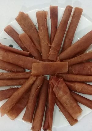 عکسی از دستور لواشک سیب