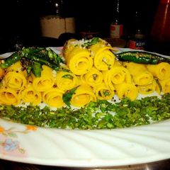 Khandvi A picture of Khandvi.