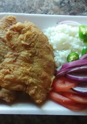 Una foto de Tilapia con morisqueta