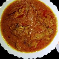 A picture of Punjabi mutton curry.
