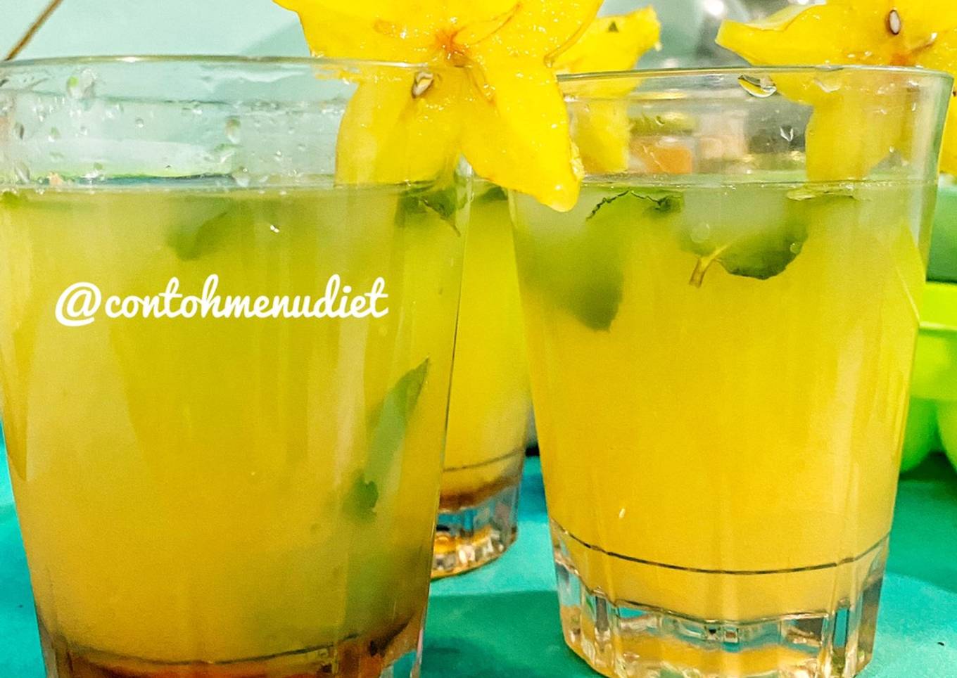 Honey star fruit juice es belimbing kemangi buka puasa tanpa gula