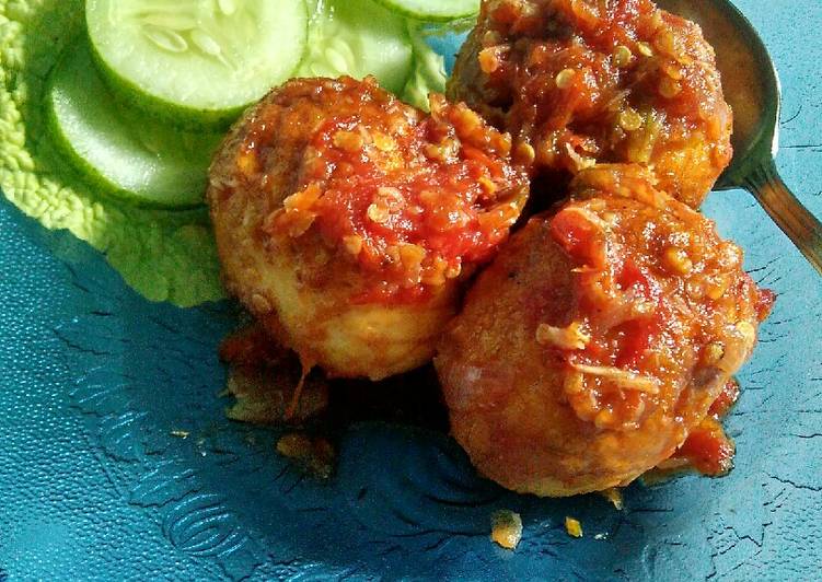 Resep: Sambel Telur/Telur Balado Anti Ribet!