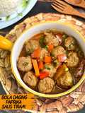 Bola Daging Paprika Saus Tiram
