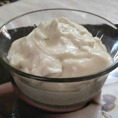 A picture of Homemade cream cheese recipe.