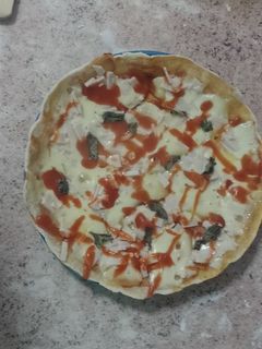 Una foto de Pizza para el bajón, al sartén