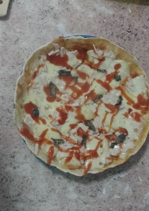 Una foto de Pizza para el bajón, al sartén