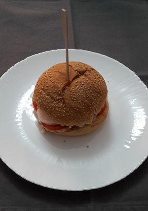 O poză a rețetei Hamburgher.