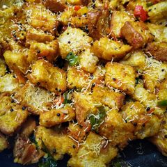 A picture of Bread Upma.