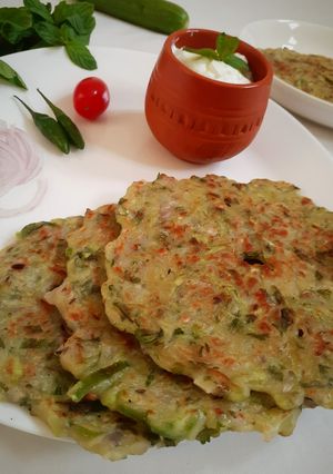 A picture of Kakdi Thalipeeth.