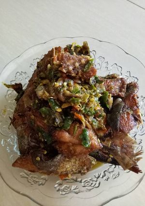 Foto resep Ikan tongkol lado hijau