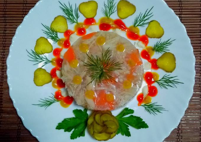 🐔Холодец из курицы и лапок без желатина