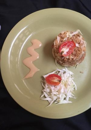 A picture of Cabbage rice.