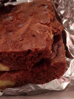 Una foto de Brownies de cacao dulce