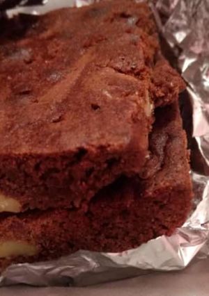 Una foto de Brownies de cacao dulce