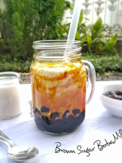 Foto resep (3.24) Brown Sugar Boba Milk