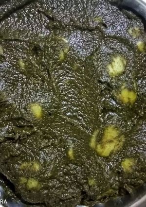 আলু পালং(Aloo palak recipe in Bengali) রেসিপির প্রধান ছবি
