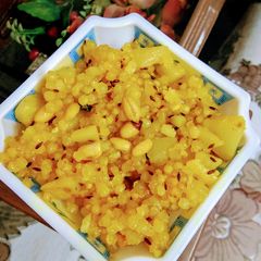 A picture of Sabudana khichdi.
