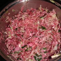 A picture of Satued beetroot cabbage.