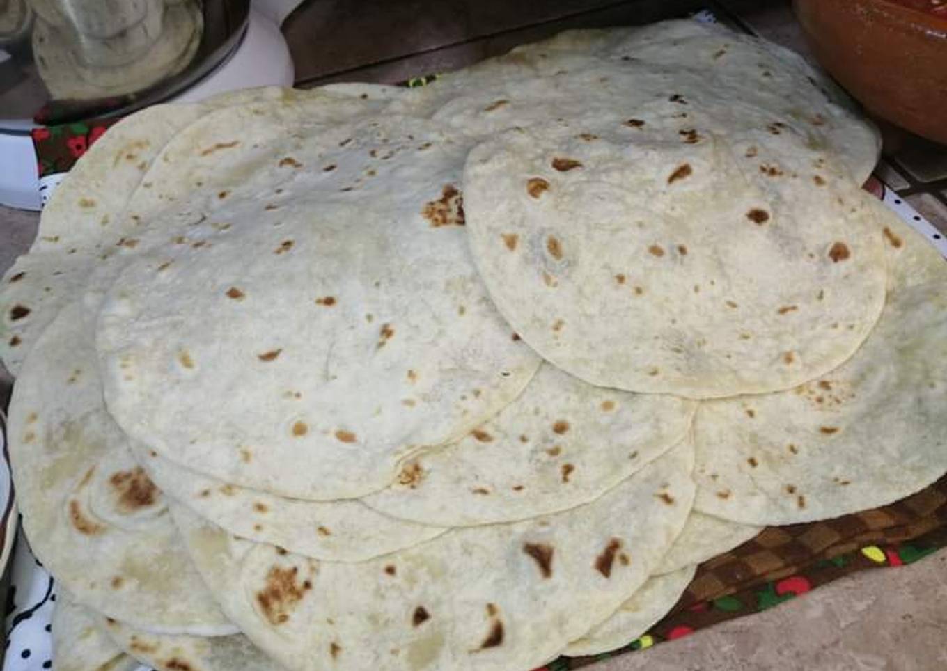 Tortillas de harina caseras
