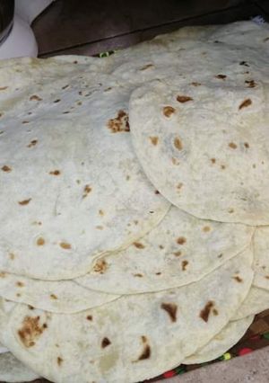 Una foto de Tortillas de harina caseras