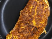 Una foto de omelette recetas saludable