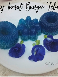 Foto resep Puding Lumut Bunga Telang