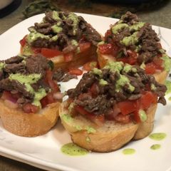 A picture of Bruschetta Picada.