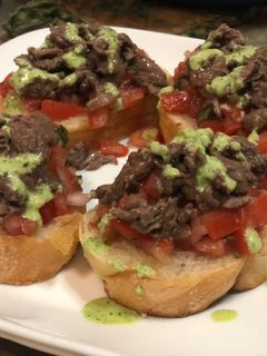 A picture of Bruschetta Picada.